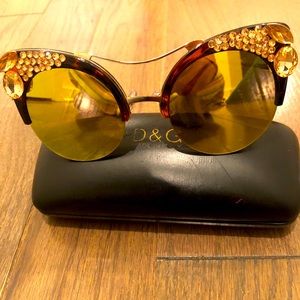 🔥Custom made Rockstar jeweled mirrored sunnies